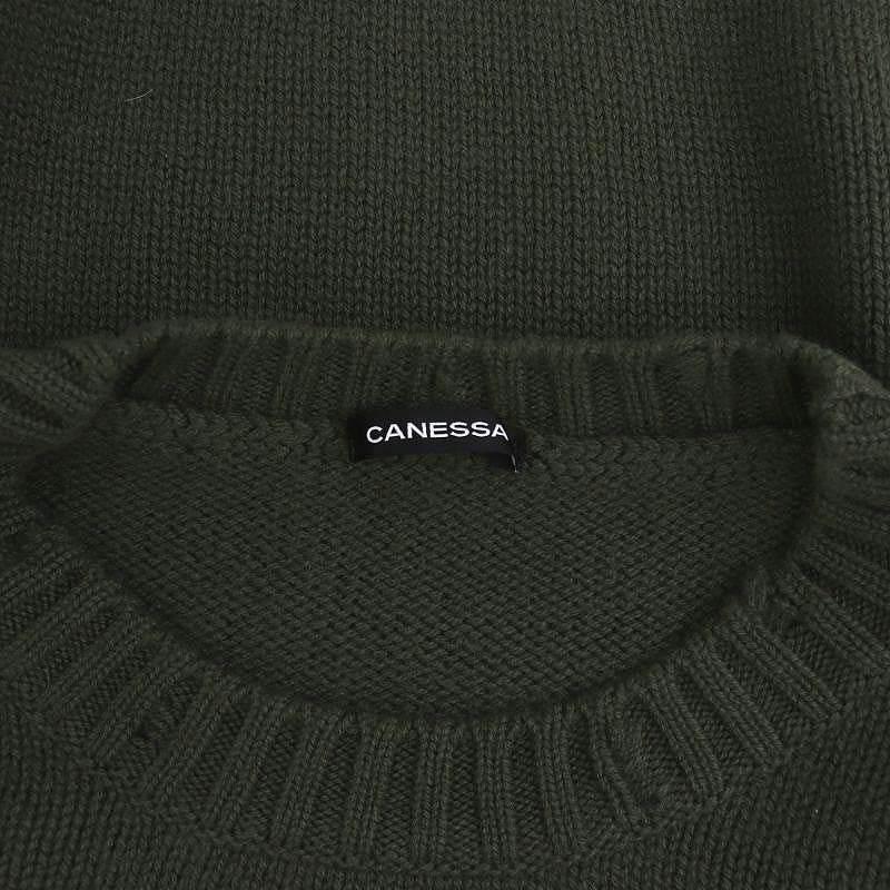 カネッサ CANESSA 23AW アパルトモン取り扱い KARL ROUND NECK KNIT 