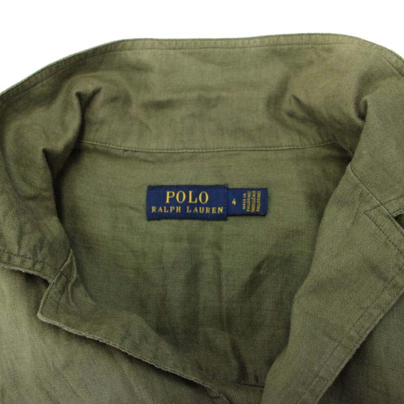ポロ ラルフローレン POLO RALPH LAUREN リネン オープンカラー
