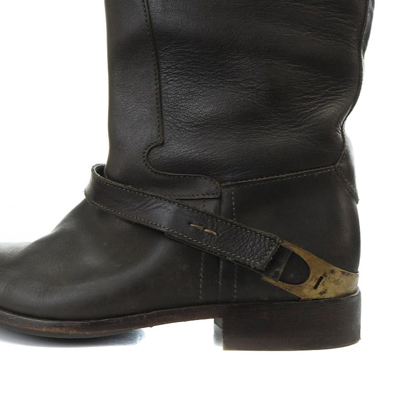 GOLDEN GOOSE CHARLIE LEATHER ロングブーツ 【公式通販】