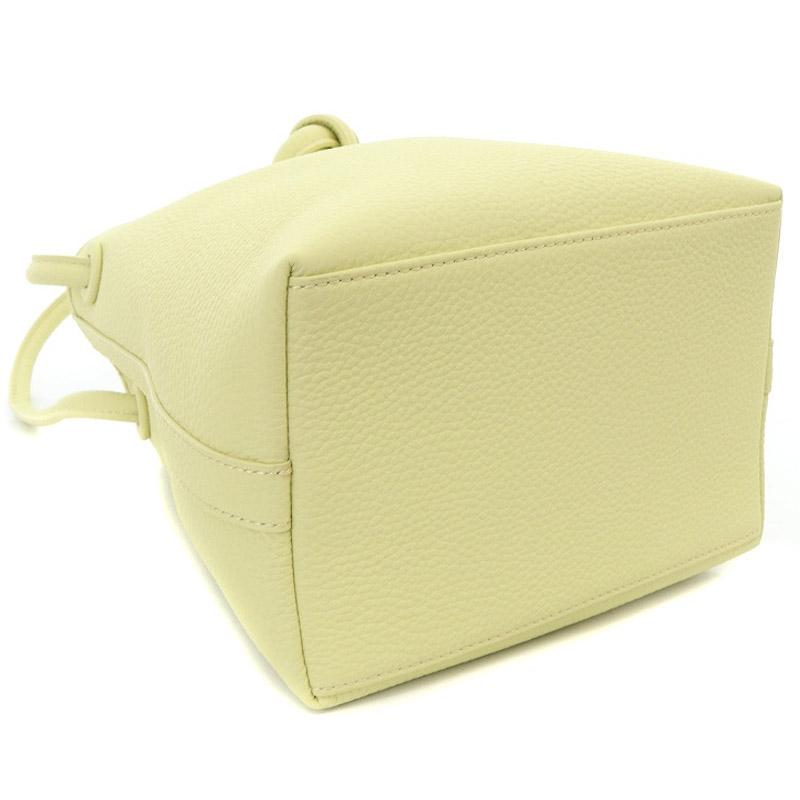 ヴァジック VASIC BOND MINI ハンドバッグ レザー 黄色 イエロー /SR  
