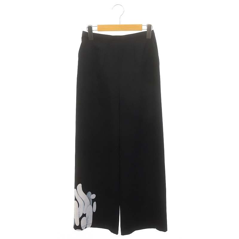 エンフォルド ENFOLD 24SS RELAX ELASTIC WIDE-TROUSERS パンツ ワイド 