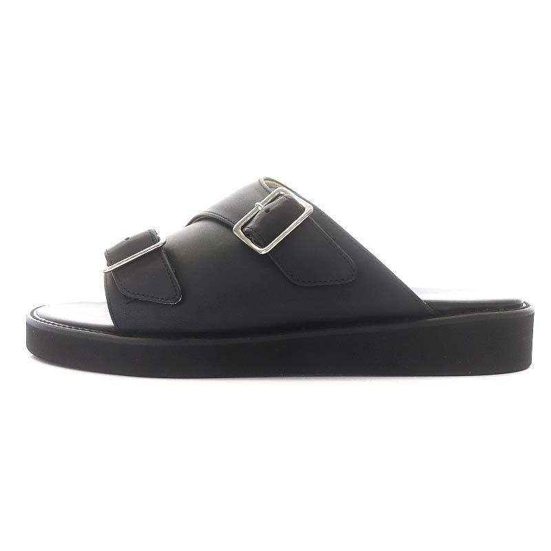 TOSHINOSUKE TAKEGAHARA ブラック ウェッジソール 24cm TOSHINOSUKE TAKEGAHARA ブラック ウェッジソール 24cm