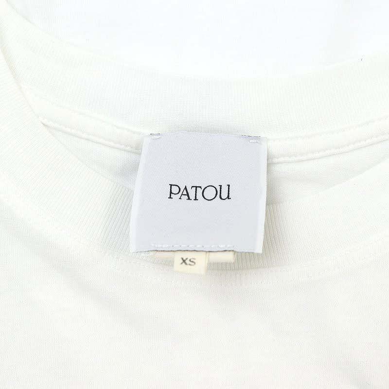 パトゥ PATOU ロゴプリントTシャツ カットソー 半袖 クルーネック XS 