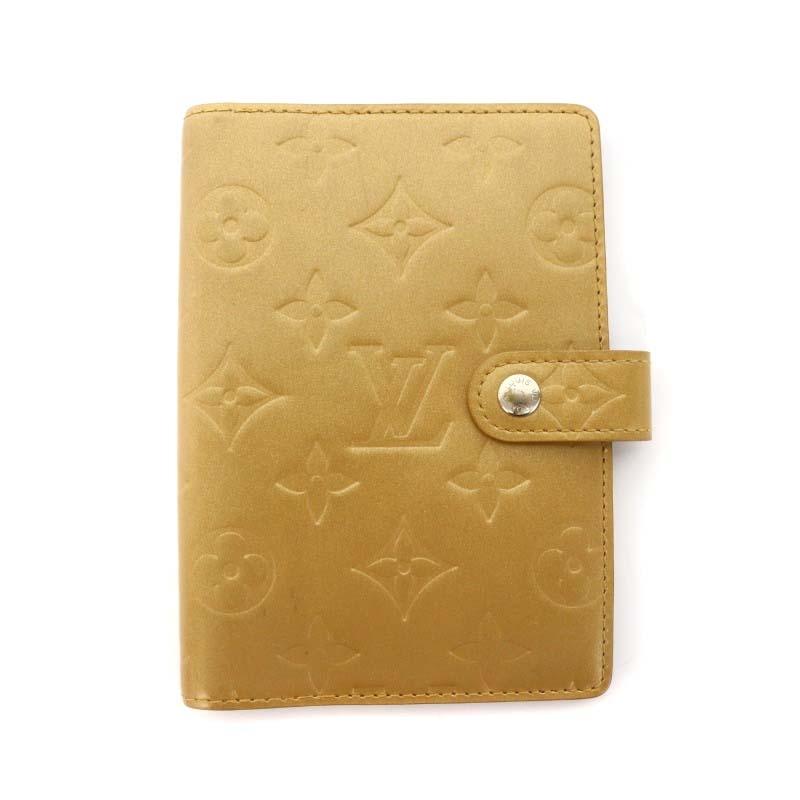 ルイヴィトン LOUIS VUITTON モノグラムマット アジェンダPM 手帳 