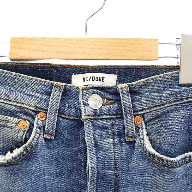 リダン RE/DONE 超ハイライズ ストーブパイプ ジーンズ デニムパンツ 
