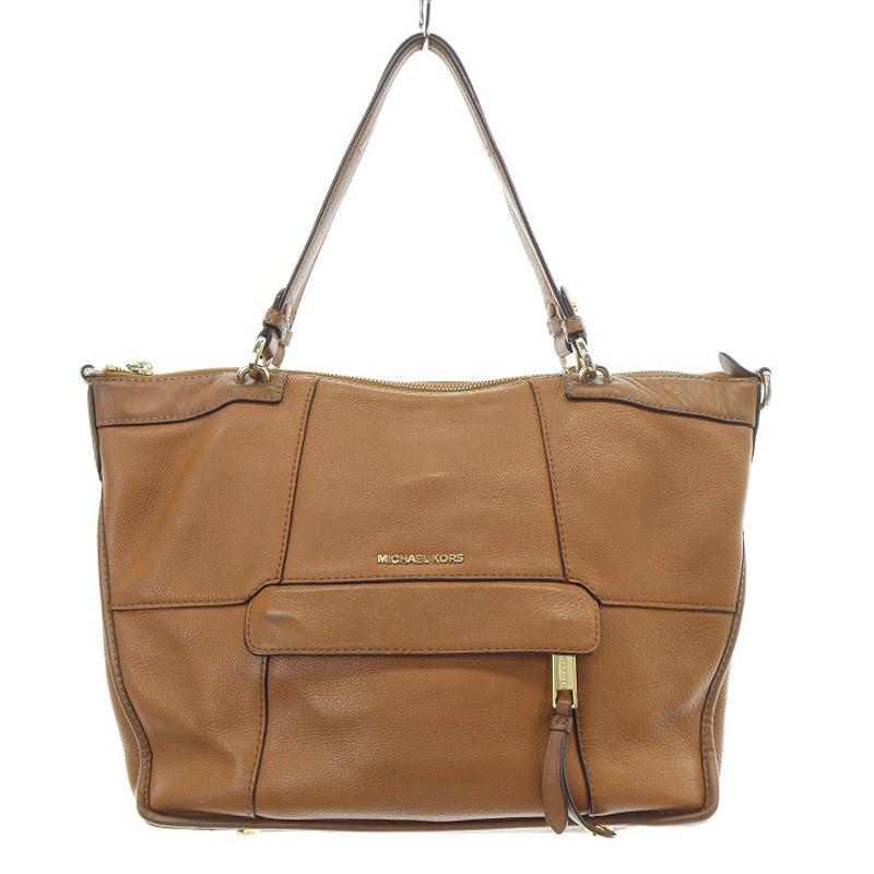 マイケルコース MICHAEL KORS トートバッグ ハンドバッグ レザー ロゴ 