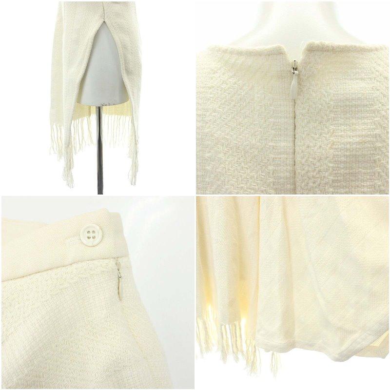 エズミ セットアップ 上下 ツイード ノースリーブトップス チュニック  