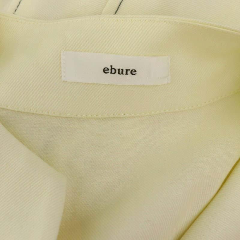 ebure デニムライクワンピースホワイト36