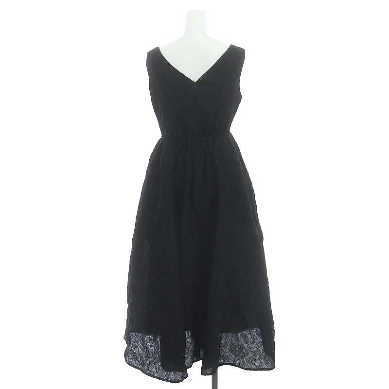 dazzlin ダズリン バックボリュームヘプバーンワンピース ミモレ