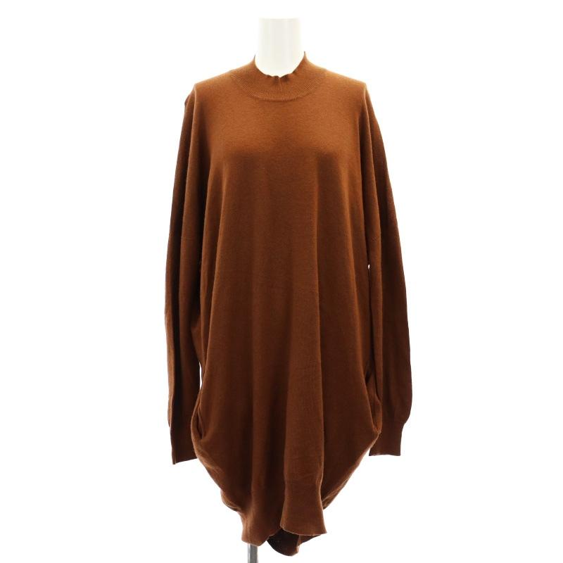 シンゾーン Shinzone ウール モックネック ワンピース ひざ丈 ニット