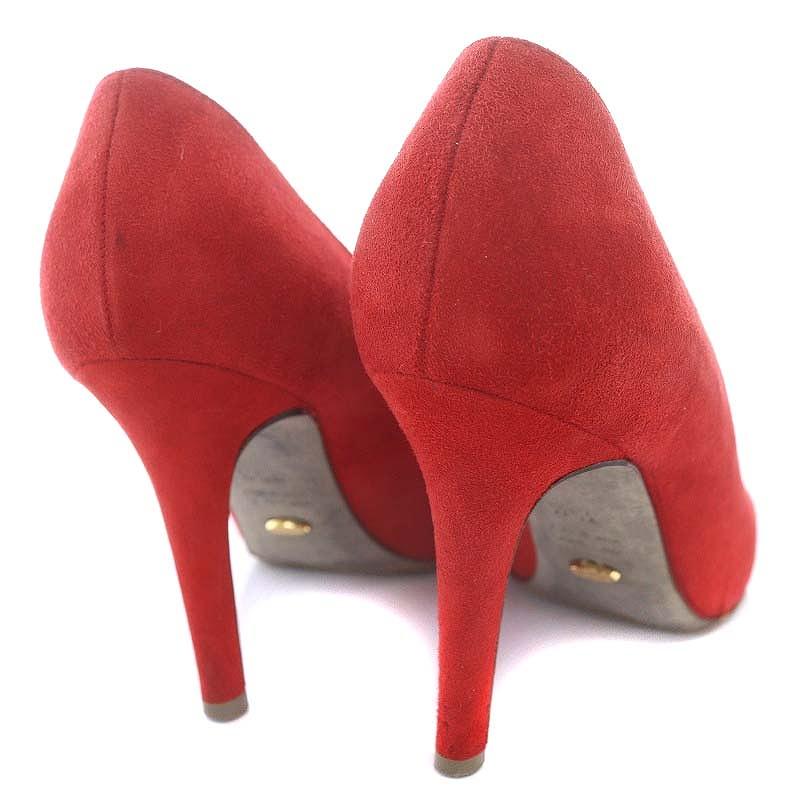 sergio rossi セルジオロッシ 赤エナメル ハイヒール 38 sergio rossi