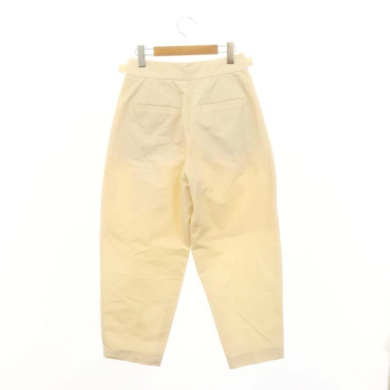 23SS 新品タックパンツ38 白