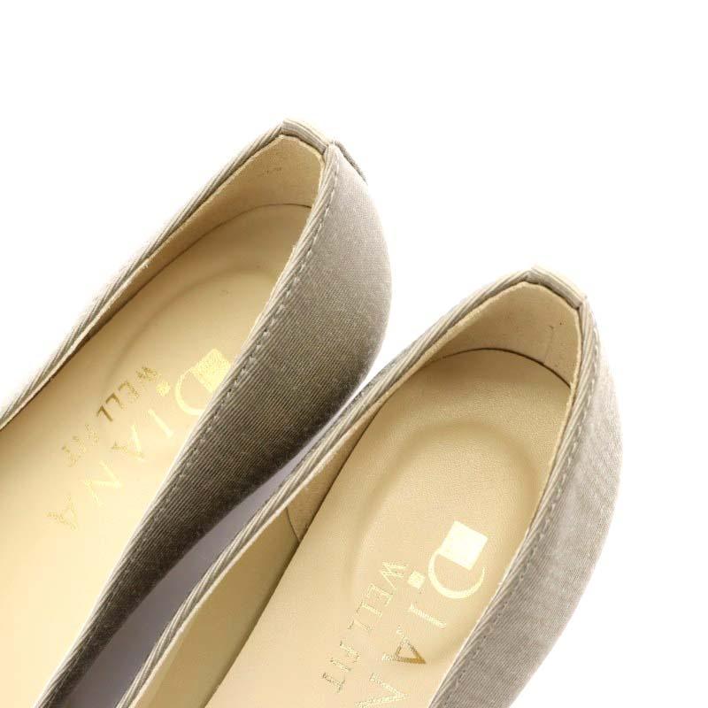 DIANA ダイアナ リボンウェッジソールパンプス オープントゥ DIANA ダイアナ リボンウェッジソールパンプス オープントゥ