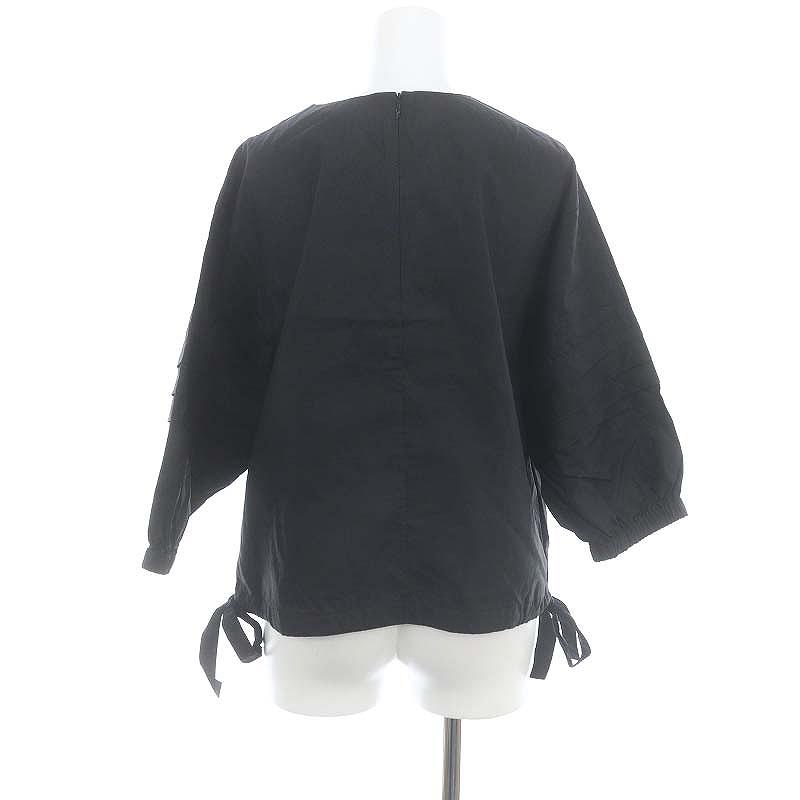 theory luxe セオリーリュクス 24SS Bendom Quesia 裾リボン シャツ 