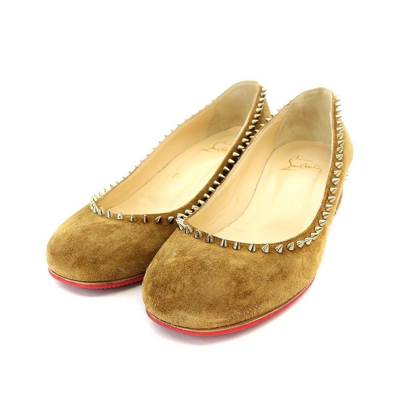 Christian Louboutin クリスチャンルブタン スエード ハラコ スパイク 