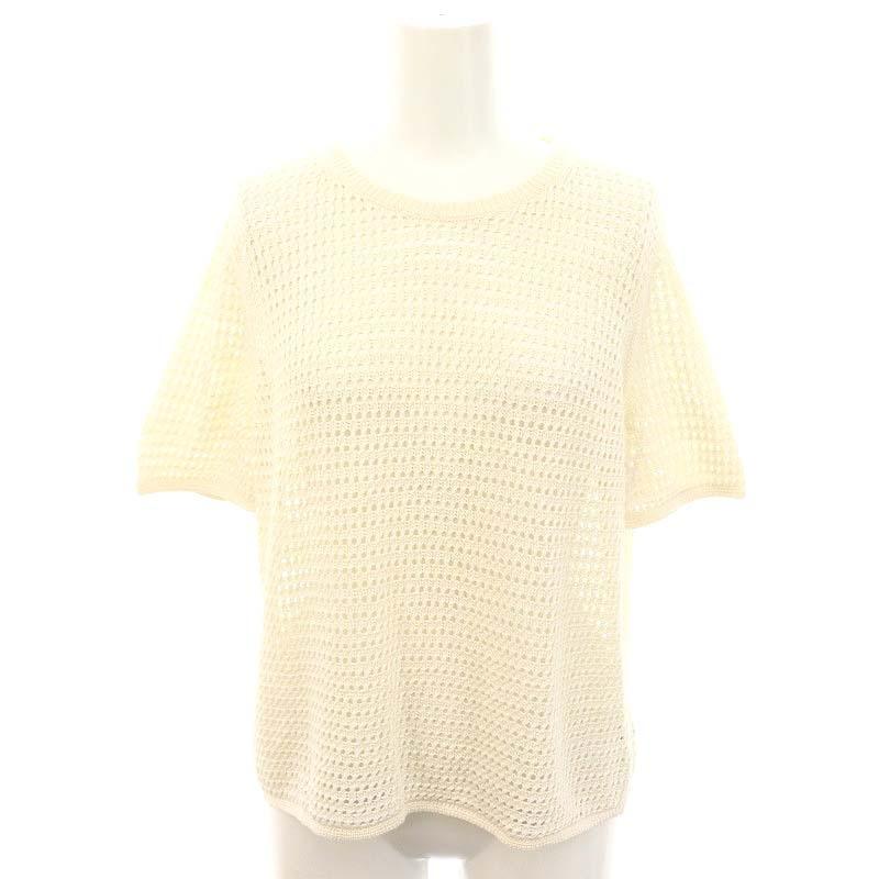 セオリー Theory 24SS Neo Harbor Chain Mesh Crop M ニット 