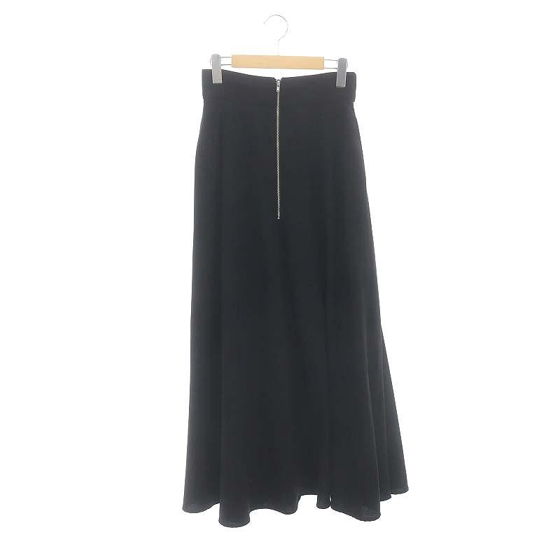 クラネ CLANE 23SS W FACE FRONT ZIP FLARE SKIRT フレアスカート 