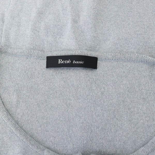 ★新品★Rene★長袖 チュニック トップス★36★グレー★ ☆新品☆Rene☆長袖 チュニック トップス☆36☆グレー☆
