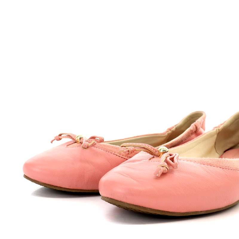 未使用品】COLE HAAN 23cm スリッポン 黄 フラワー 花柄 6B（コール 