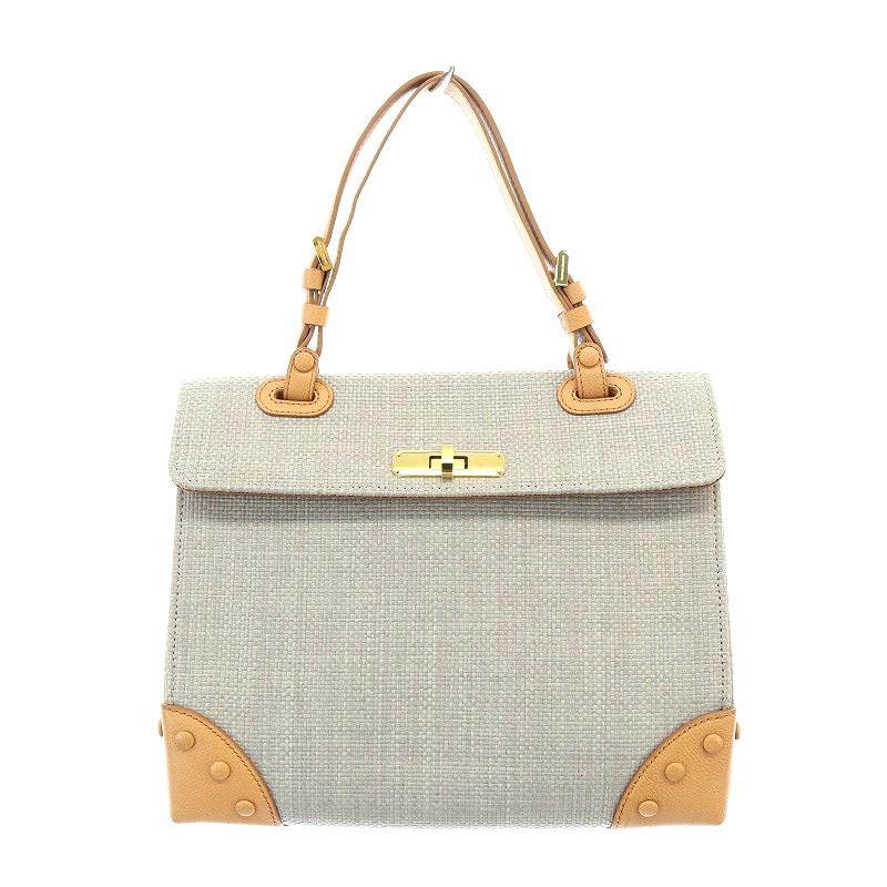 ジョルジオアルマーニ GIORGIO ARMANI トップハンドル フラップ 