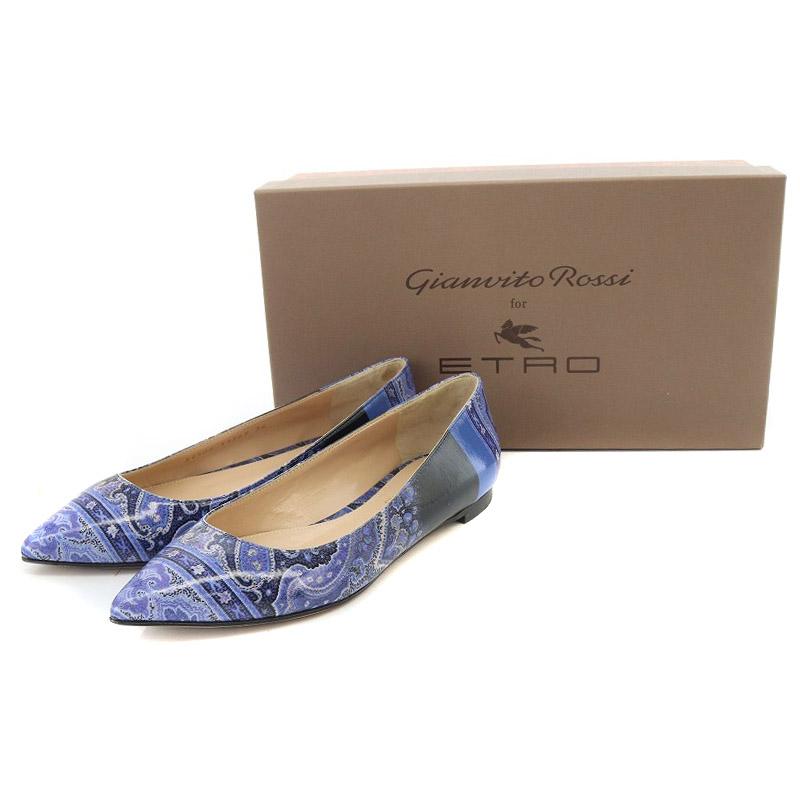 ジャンヴィトロッシ Gianvito Rossi ETRO パンプス フラットシューズ 
