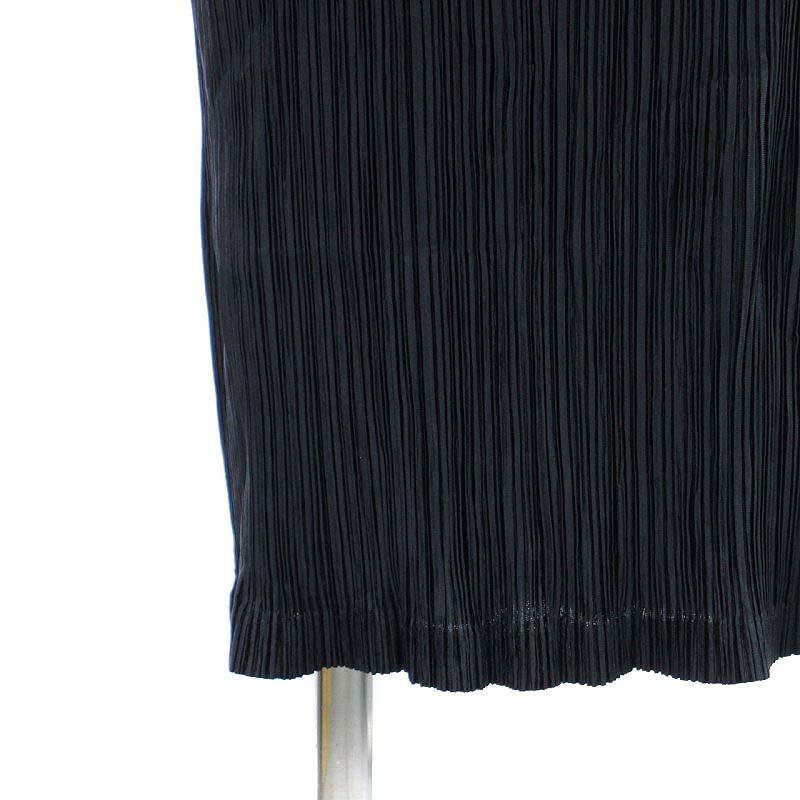 イッセイミヤケ ISSEY MIYAKE プリーツロングタイトスカート ペンシル 