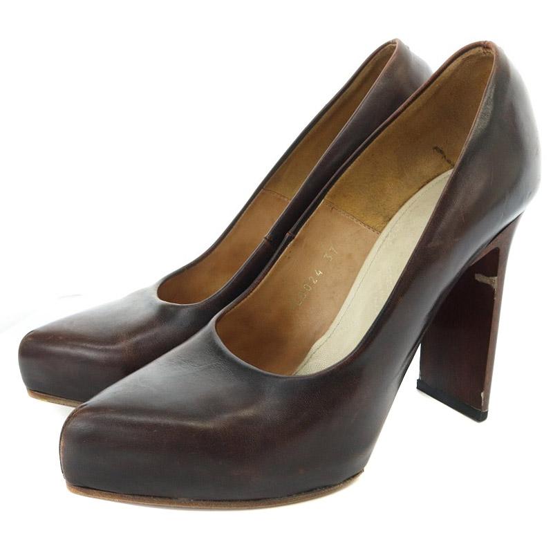 マルタンマルジェラ 22 Martin Margiela 22 ウッドヒールパンプス 