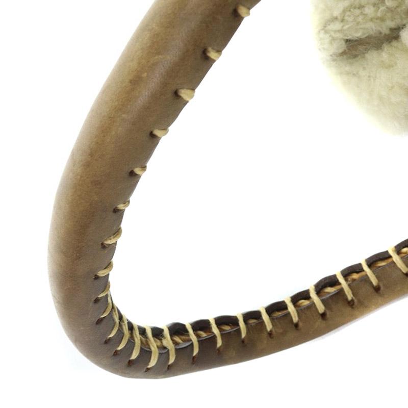 エバゴス EBAGOS ムートン カゴバッグ バスケットバッグ