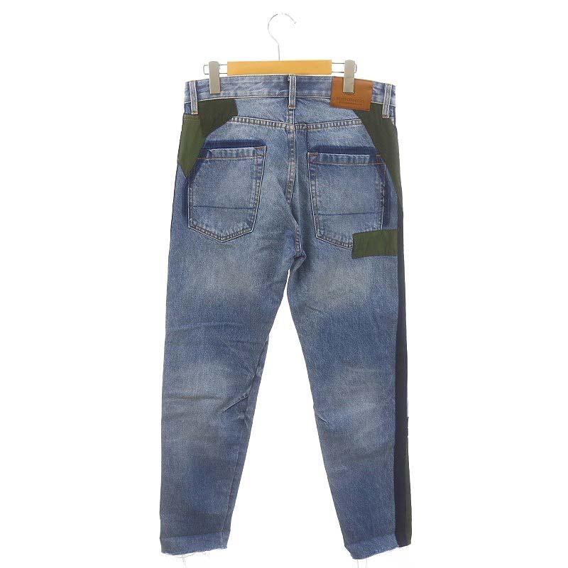 スコッチ&ソーダ SCOTCH & SODA パッチワーク デニムパンツ テーパード 