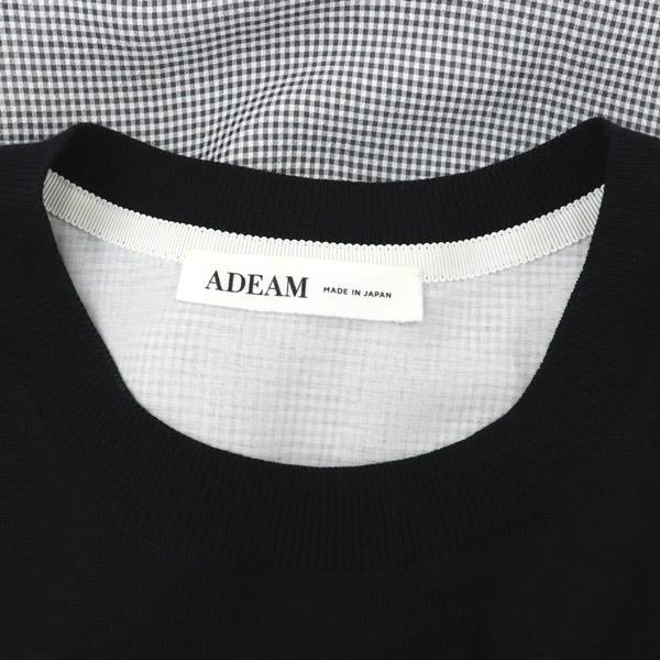 アディアム ADEAM イベリスニットトップス カットソー ノースリーブ  