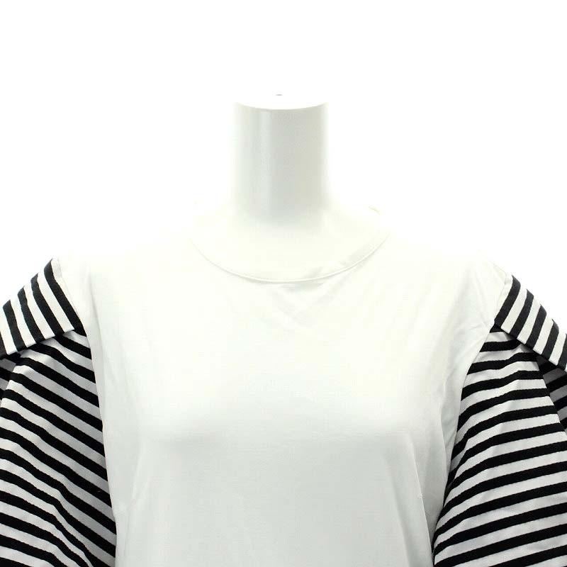 ボーダーズアットバルコニー PUFF SLEEVE TEE DRESS ワンピース ロング 
