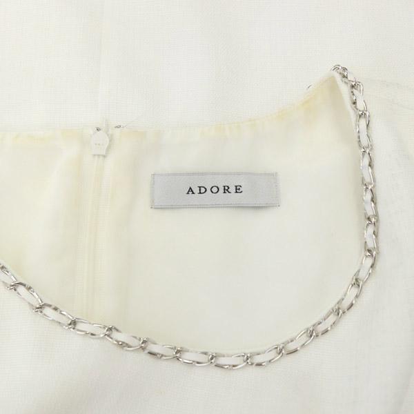 アドーア ADORE 24SS ドライブッチャーブラウス ノースリーブ プル 
