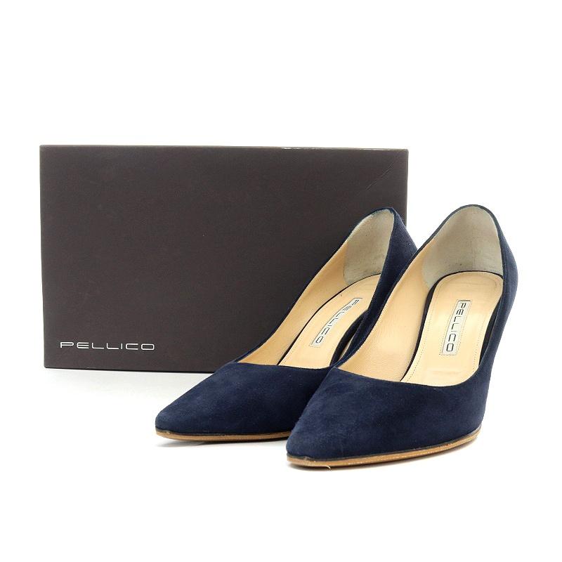 PELLICO ペリーコ 黒スエードブーツ 超美品 裏張り有り 23センチ PELLICO ペリーコ 黒スエードブーツ 超美品 裏張り有り 23センチ