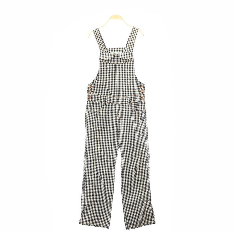 フランシュリッペ franche lippee チェック柄サロペット 