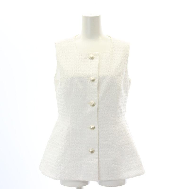 ルイヴィトン LOUIS VUITTON 仰る コットン ベスト 前開き 38 オフ  