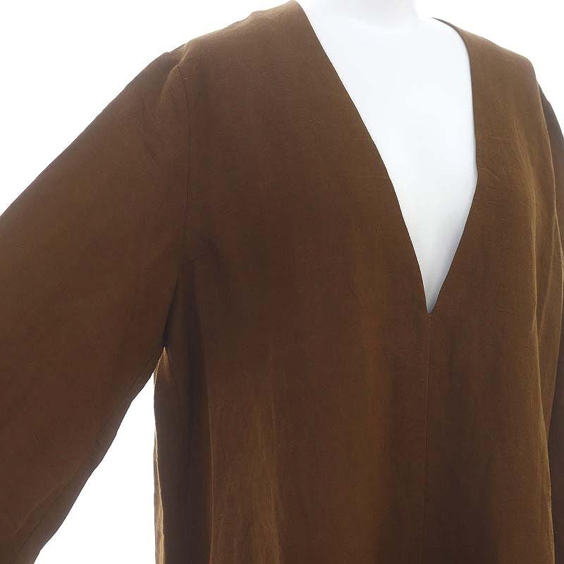 未使用品 ジャーナルスタンダードレサージュ ポプリンVネック  