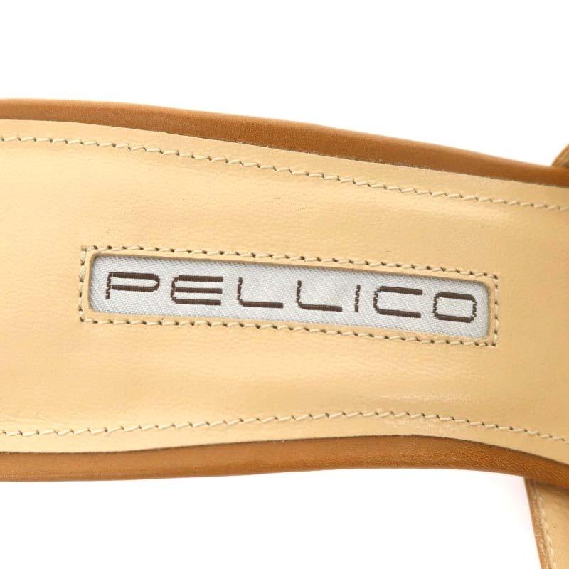 PELLICO“SAMI” パイソン柄フラットミュールサンダルペリーコ39