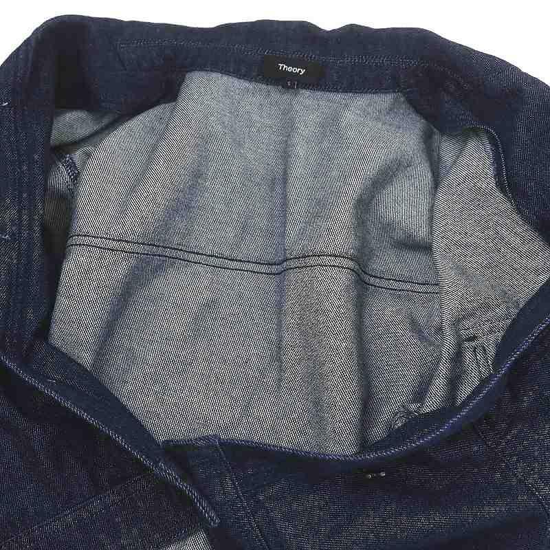 Drape Denim SS Boxy JK デニムジャケット　theory Drape Denim SS Boxy JK デニムジャケットtheory