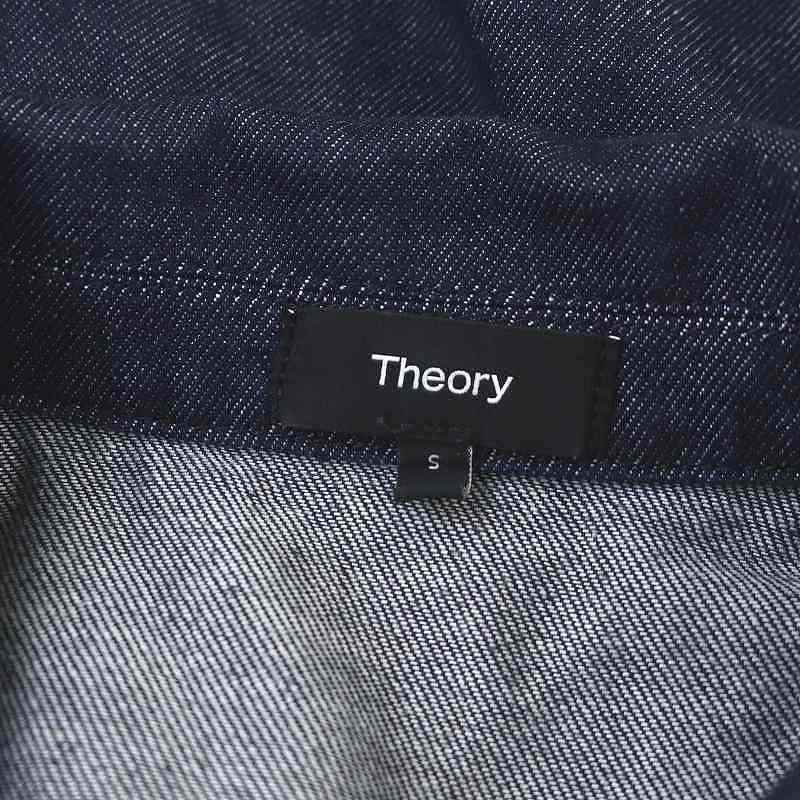 Drape Denim SS Boxy JK デニムジャケット　theory Drape Denim SS Boxy JK デニムジャケットtheory