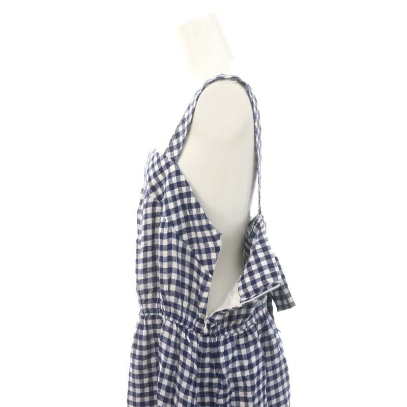 フランシュリッペ franche lippee Black バックリボンギンガムチェック  