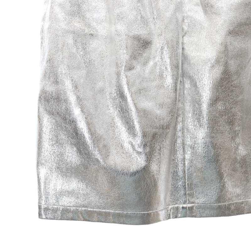 未使用品 エレンディーク 24SS シアーレイヤードメタリックスカート 