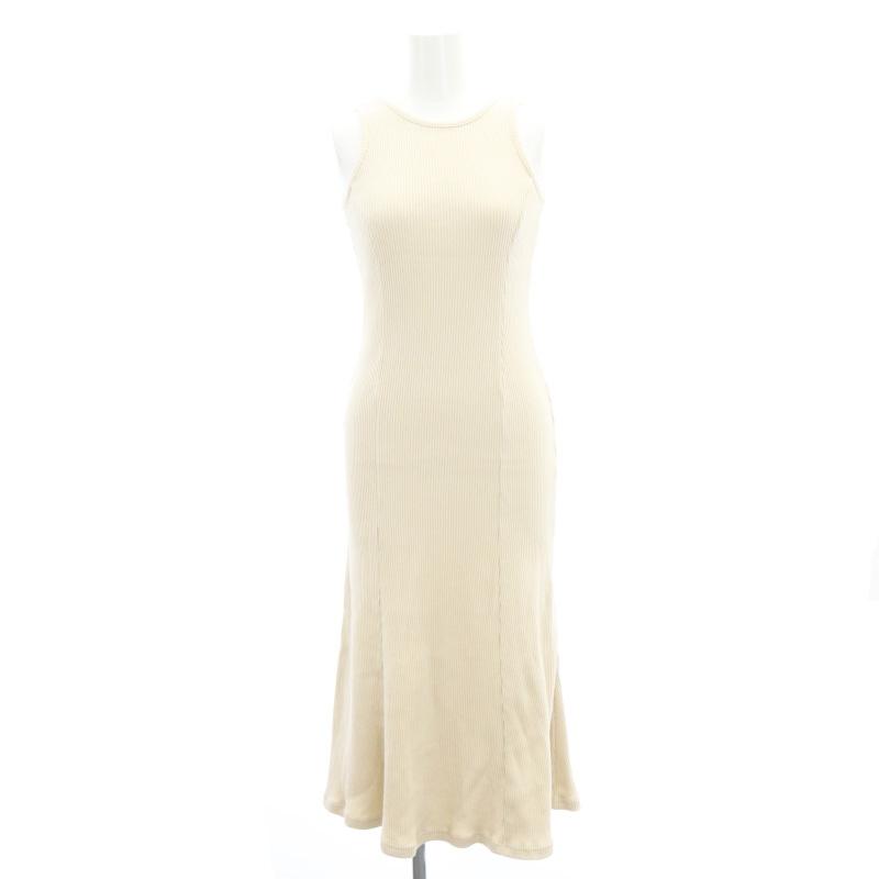 アニュアンス anuans 23SS マーメイドリブカットワンピース ミモレ  