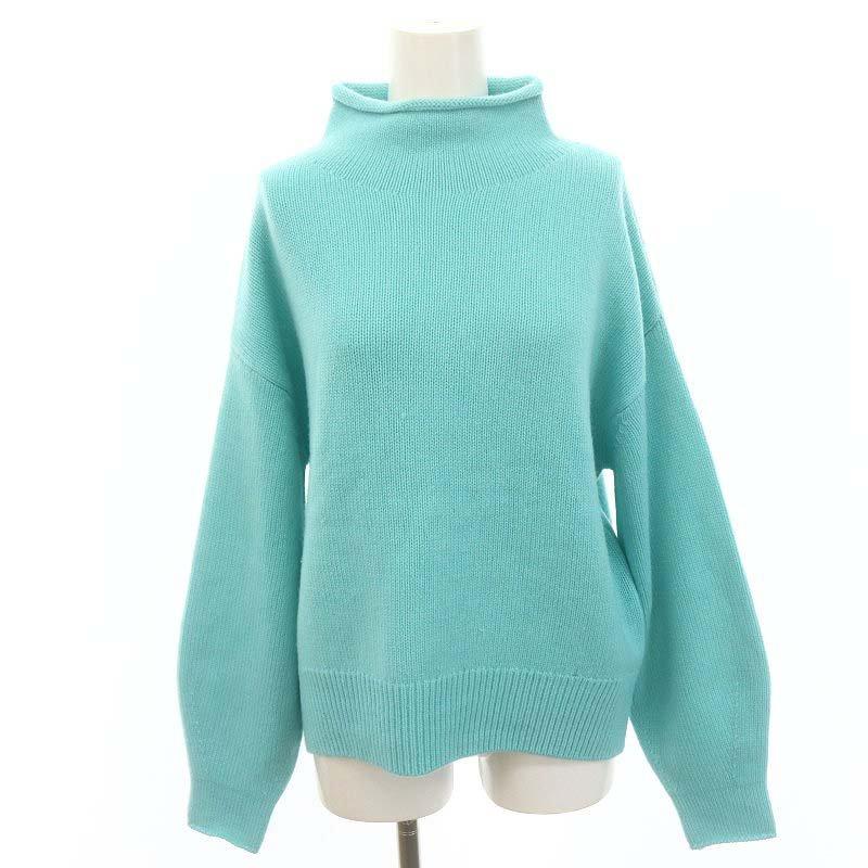 23区 オンワード樫山 23AW ウール カシミヤ混 ボトルネックニット 38 