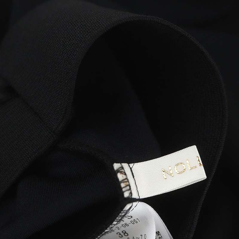 ヨーコチャン YOKO CHAN リネンタックミニスカート 38 M 黒 ブラック  