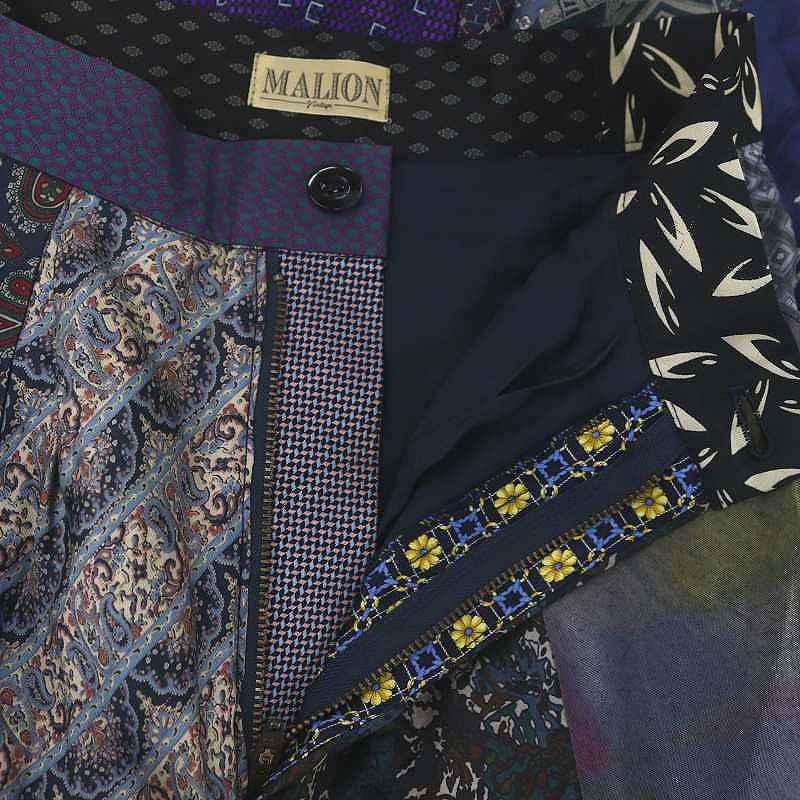 malion vintage パッチワークデニム パンツ マリオンヴィンテージ