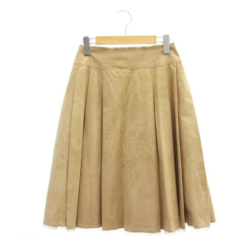 F OXEY 38 スウェードスカート