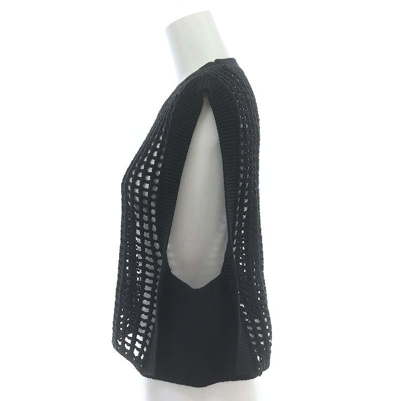 未使用品 ハイク HYKE 24SS CROCHETED CROPPED SWEATER TOP ベスト 