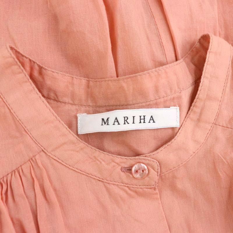 マリハ MARIHA 小鳥の歌のドレス Lady Coral シャツワンピース ロング 
