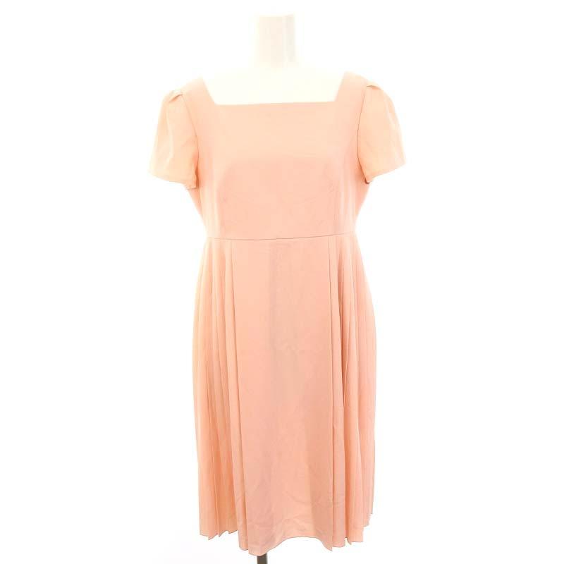 フォクシーニューヨーク FOXEY NEW YORK サイドプリーツワンピース  