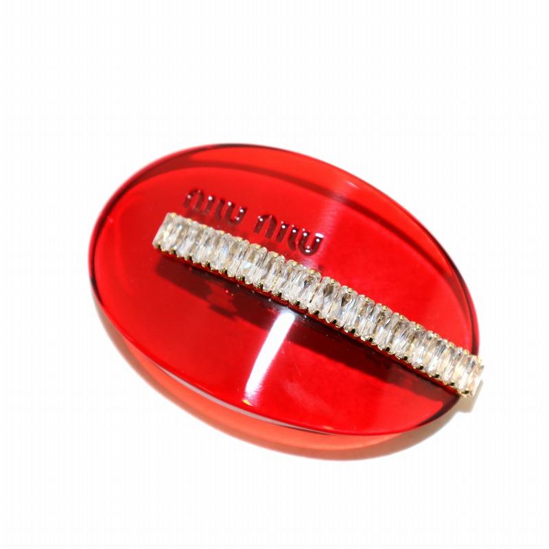 miumiu バレッタ レッド